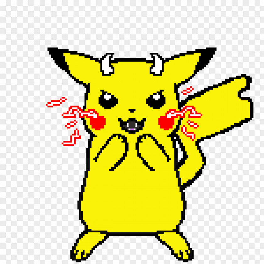 Pikachu Pattern Minecraft Pixel Art Image Video Games PNG