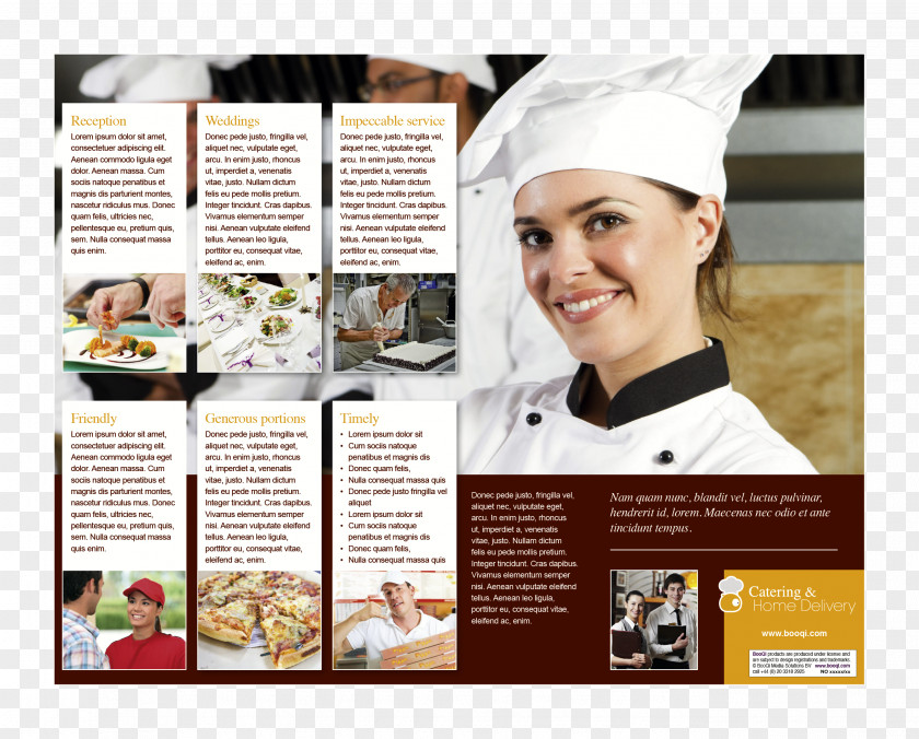 Catering Poster Target Digital Marketing Management Cook BooQi Media Solutions PNG
