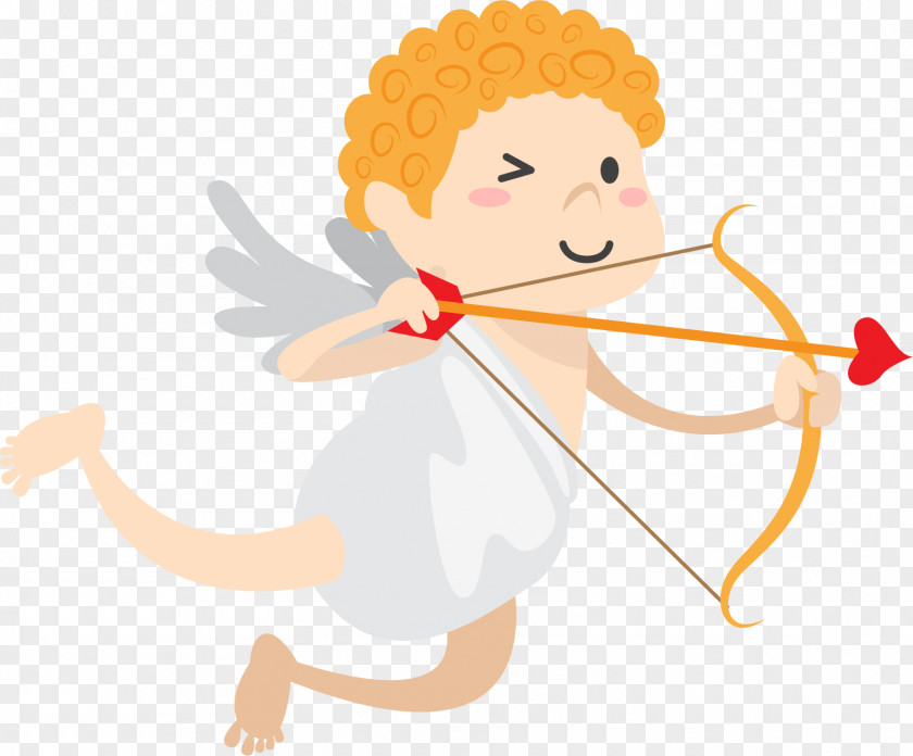 Cupid Haicang District Arrow Angel Illustration PNG
