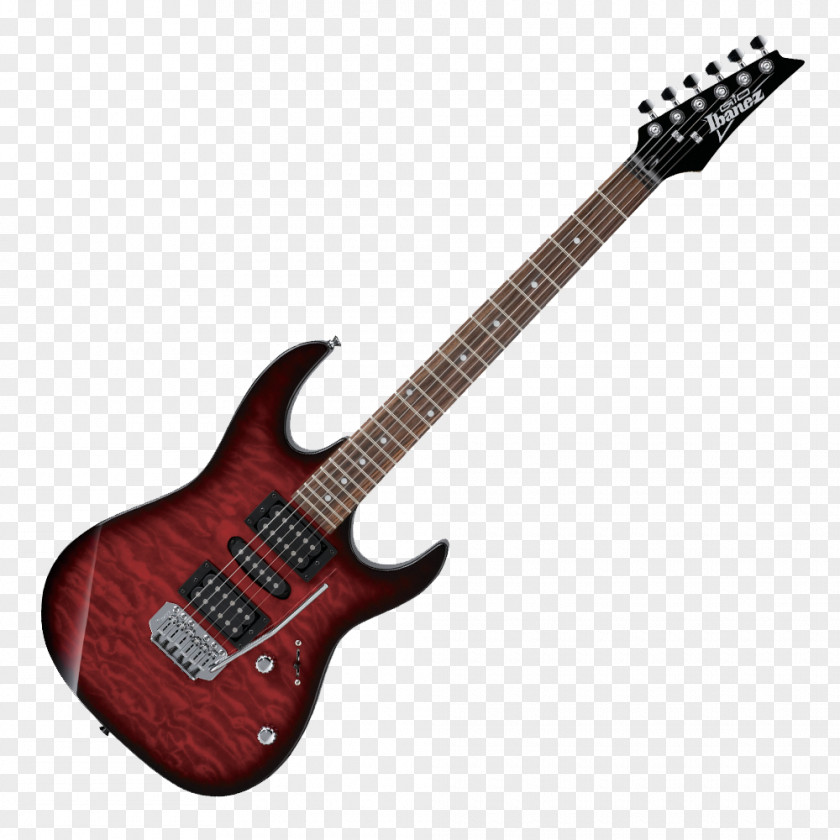 Electric Guitar Sunburst Schecter Research Bass PNG