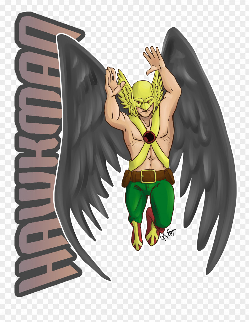 Hawkman Cartoon Demon Legendary Creature PNG