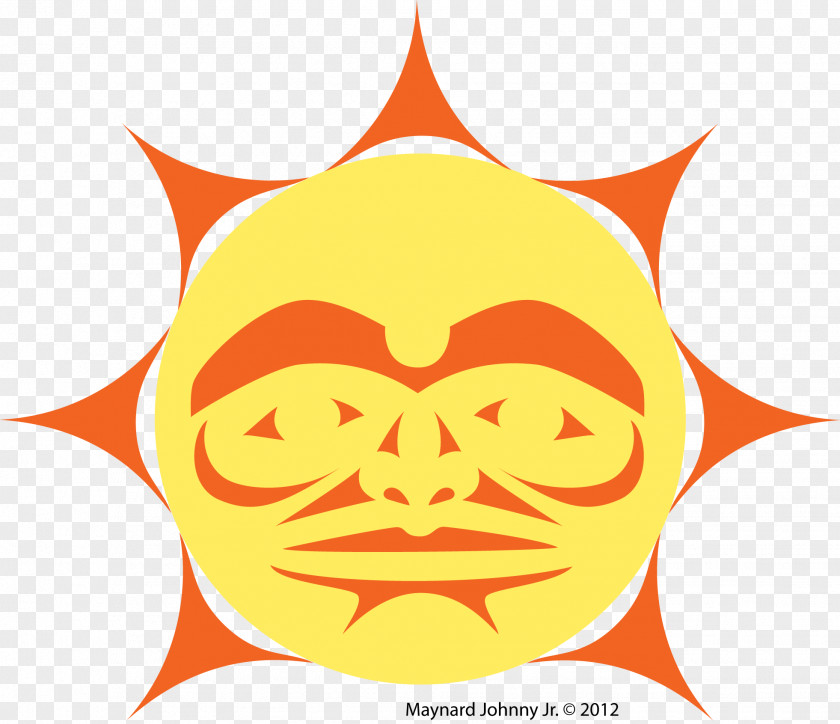 Sunshine Border Pacific Northwest Coast Salish We Share Everything! PNG