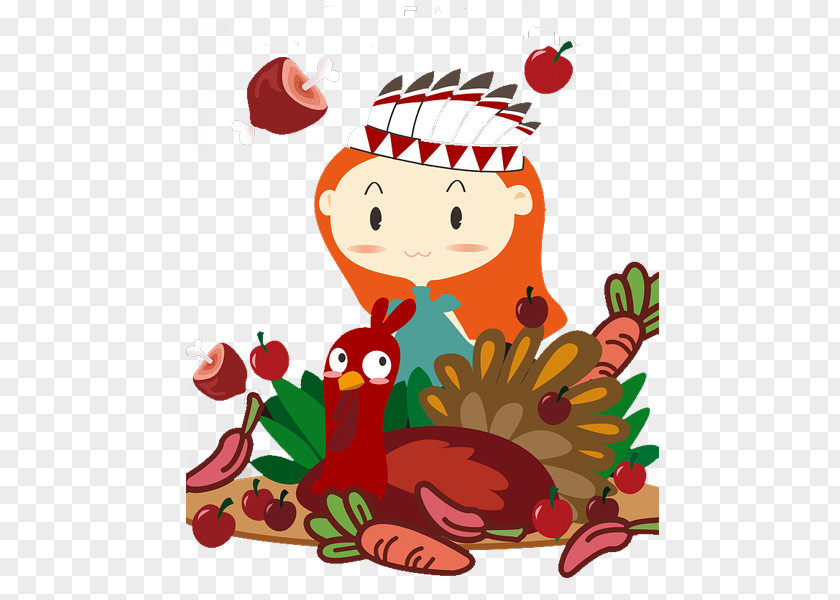 Thanksgiving Cartoon Creative Turkey Clip Art PNG