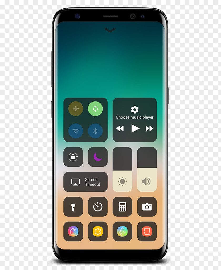 Android IOS 11 Control Center PNG