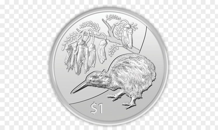 Australian Dollar New Zealand Flightless Bird Coin Symbol PNG