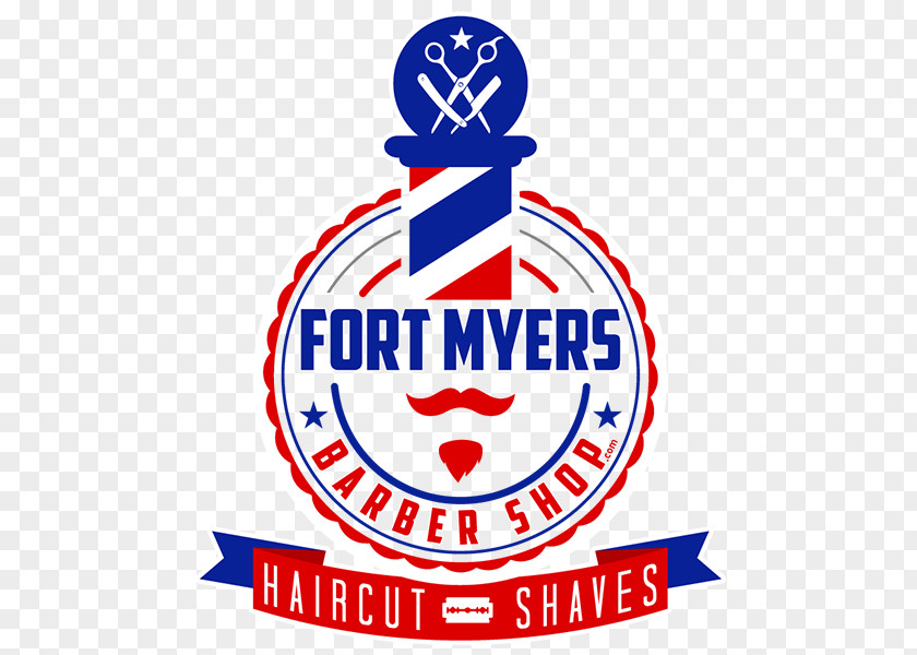 Barber Frame Logo Organization Brand Line Font PNG