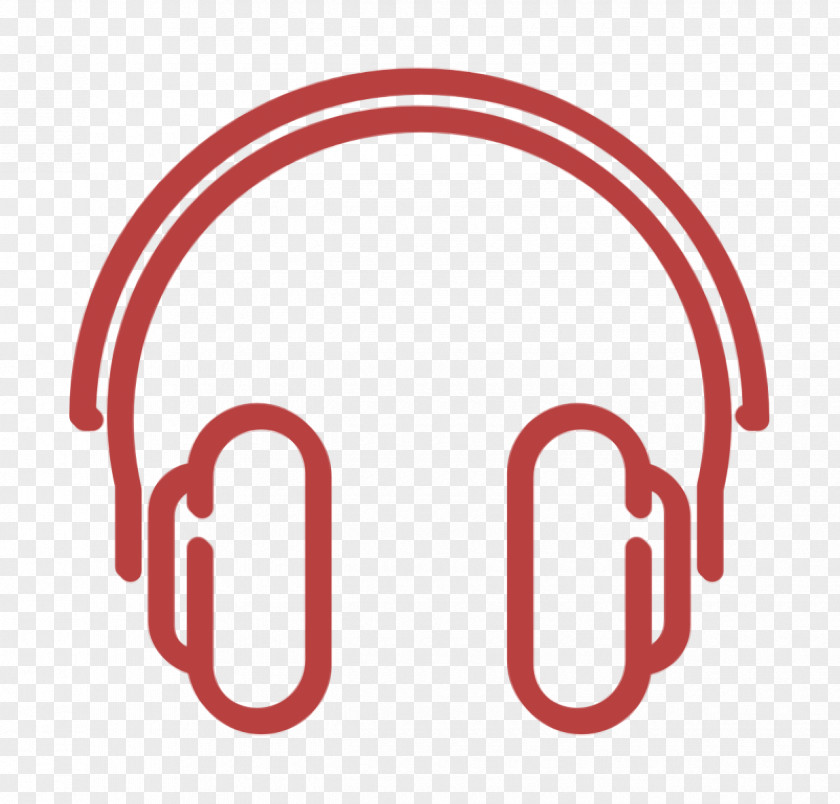 Communication And Media Icon Audio Headphones PNG