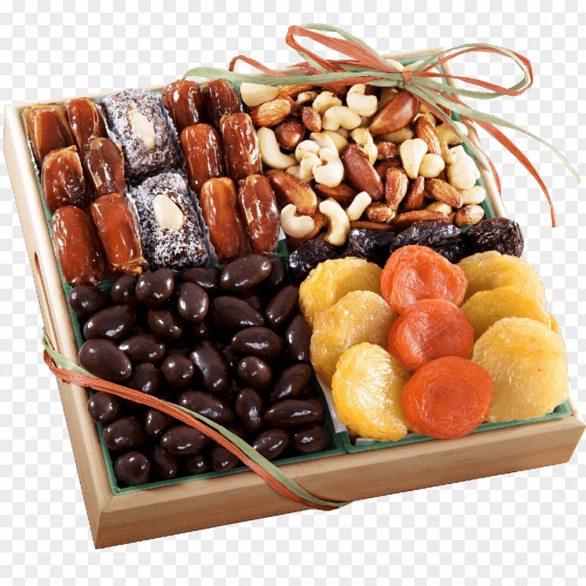 Dried Fruit Food Gift Baskets Chocolate Nut PNG