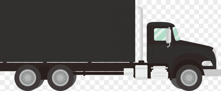 Vector Black Truck Car Vehicle PNG