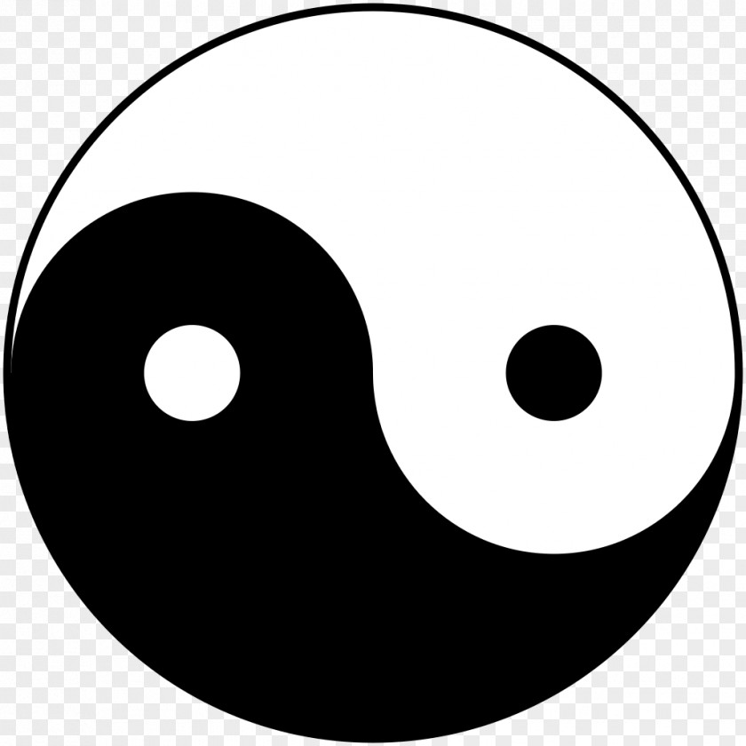 Yin-yang Symbol Yin And Yang Taijitu Taoism Clip Art PNG