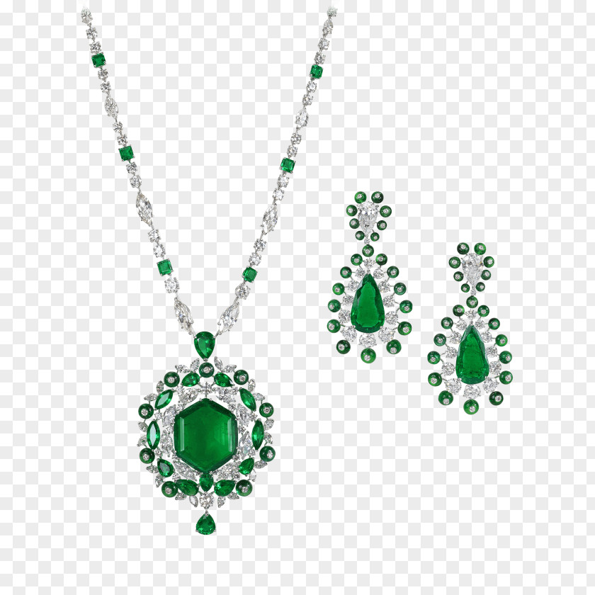Emerald Earring Necklace Charms & Pendants Jewellery PNG