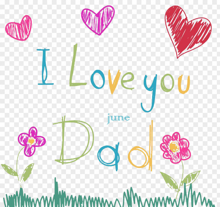 Father's Day Fathers Love PNG