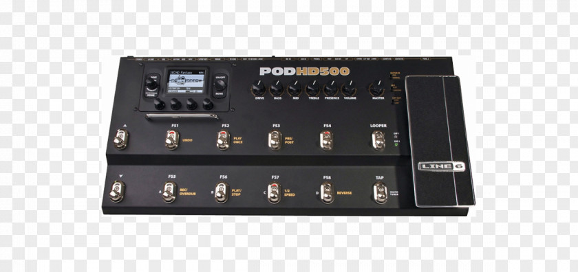 Line Effect 6 POD HD500X Effects Processors & Pedals Guitar PNG