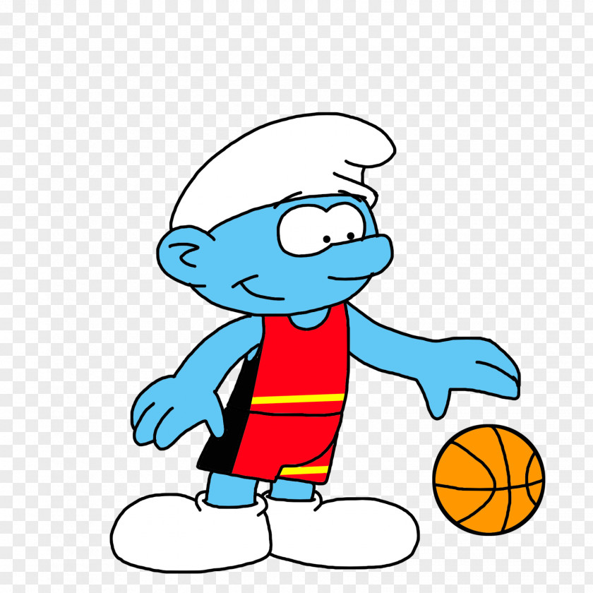 Smurf Greedy The Smurfs Basketball Character Papa PNG