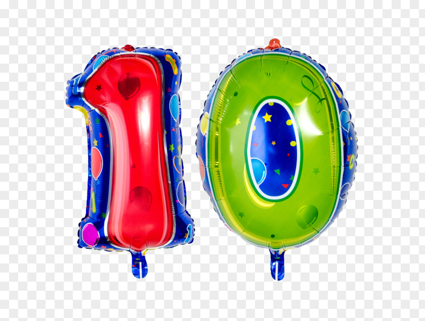 Balloon Number 17 Toy Birthday Gas Gift PNG