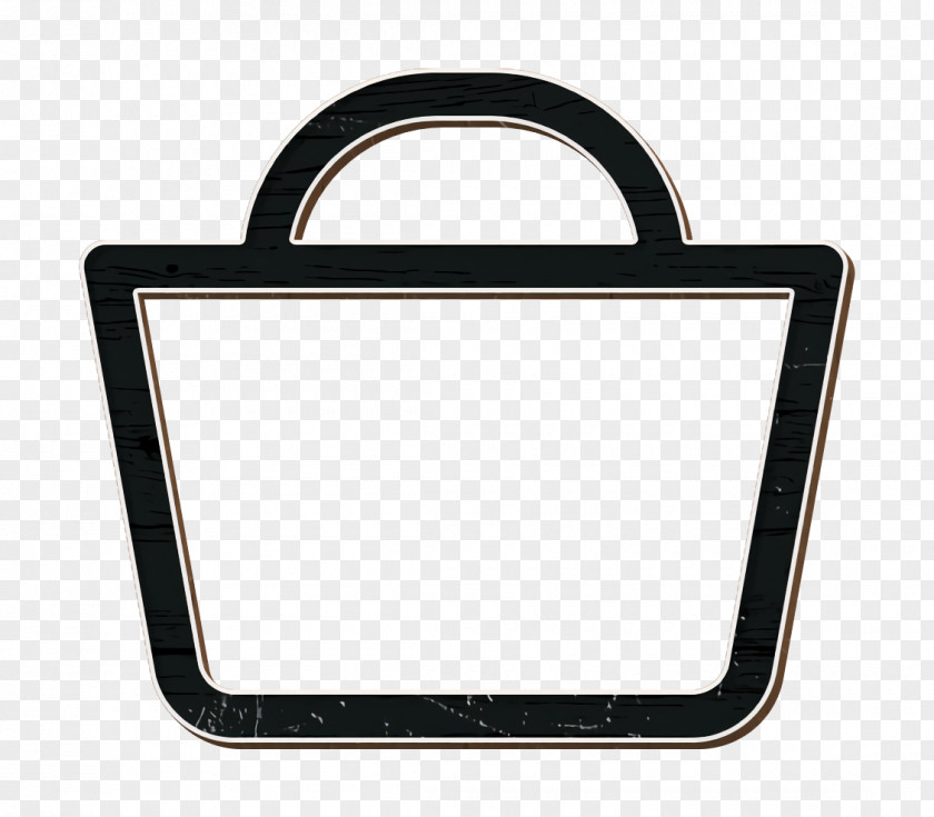 Rectangle Shop Icon Basket Ecommerce PNG