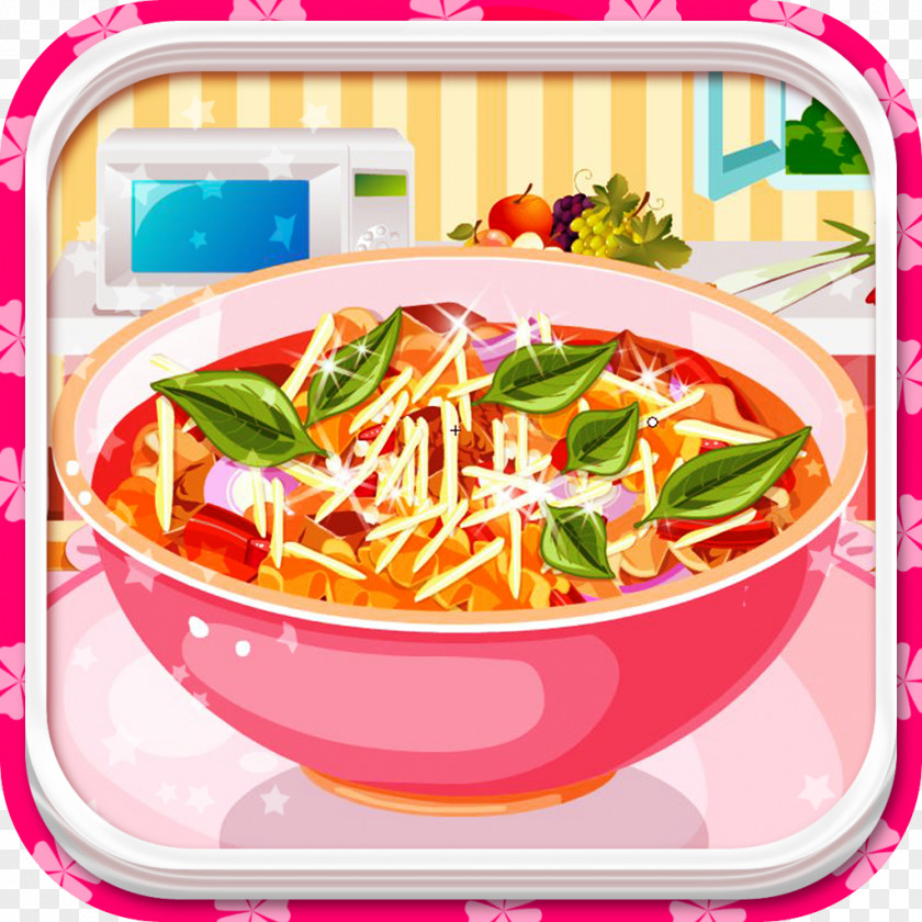 Vegetable Spaghetti Vegetarian Cuisine Thai Recipe Garnish PNG