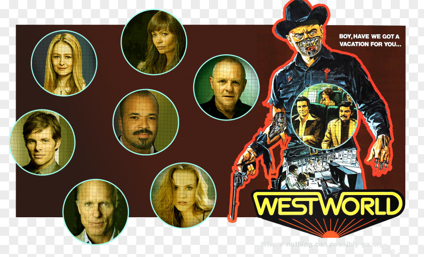 Westworld Film Poster Science Fiction Western PNG