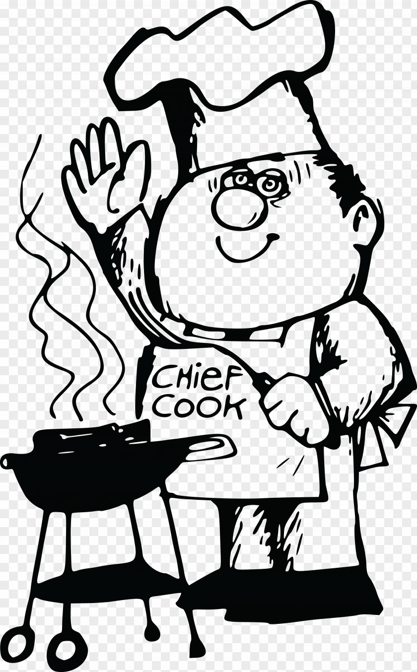 Barbecue Chef Pizza Cooking Clip Art PNG