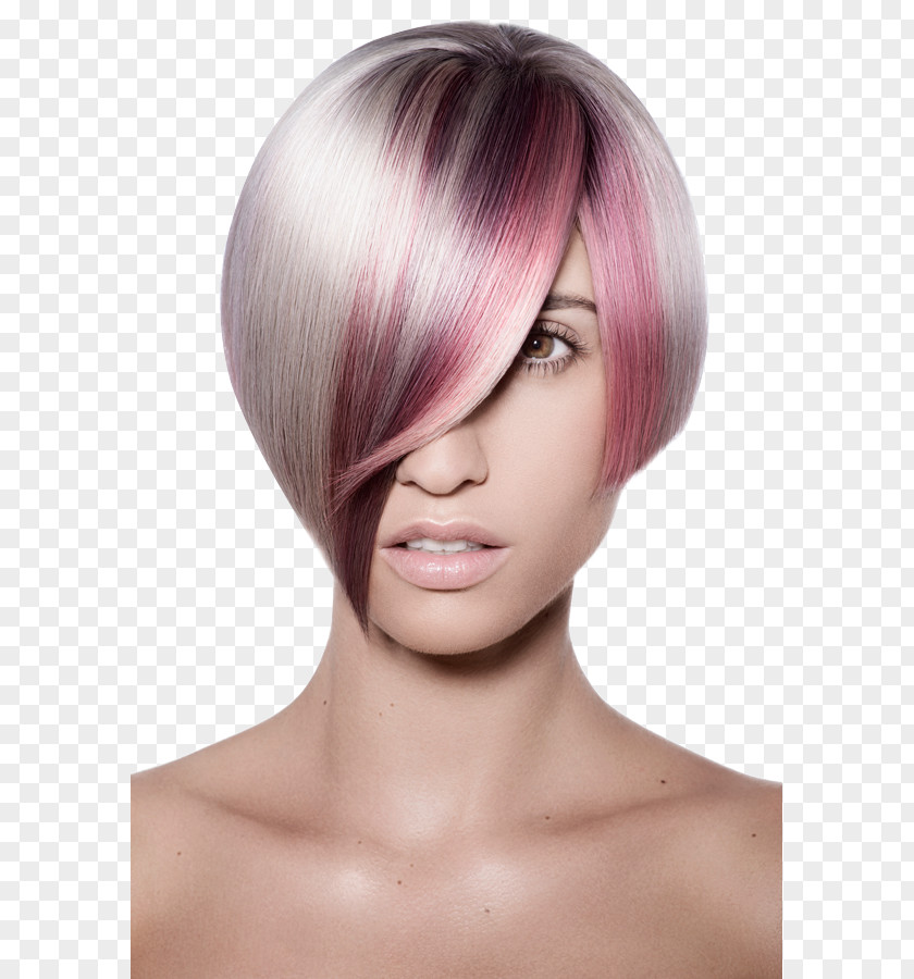 Hair Coloring Asymmetric Cut Care Human Color PNG