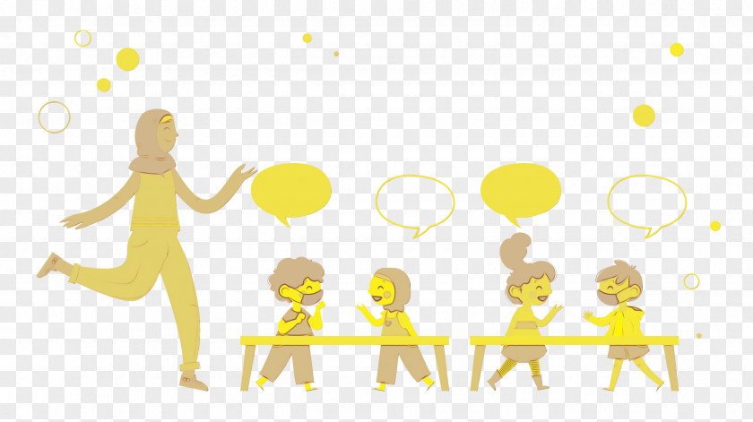 Logo Cartoon Yellow Happiness Line PNG