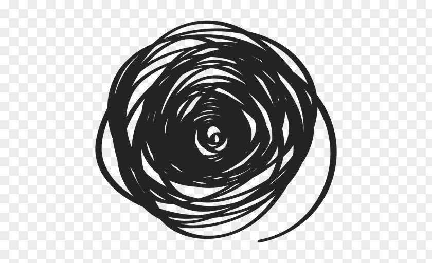 Circulo Outline Doodle Drawing Image Disk PNG