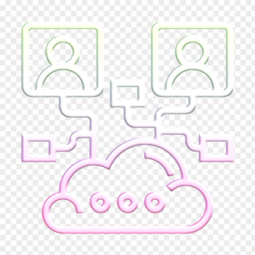 Cluster Icon Cloud Service PNG