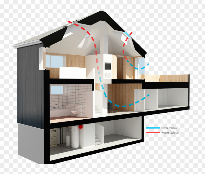 Futuristic Building Ventilation Norway Facade House PNG