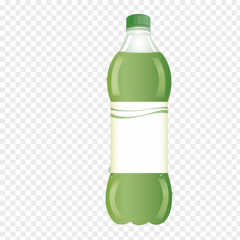 Green Apple Juice Bottle Packaging Design Water And Labeling PNG