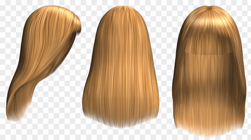 Hair Card Long Wig Artificial Integrations PNG