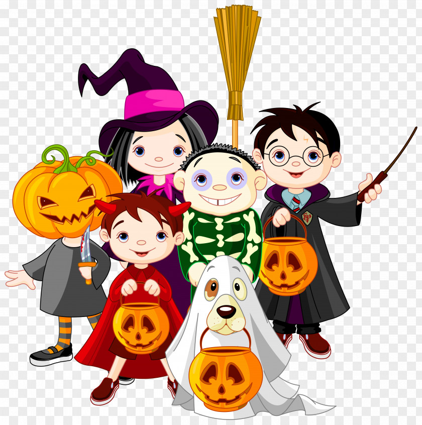 Halloween Kids Clip Art Image Costume Party PNG