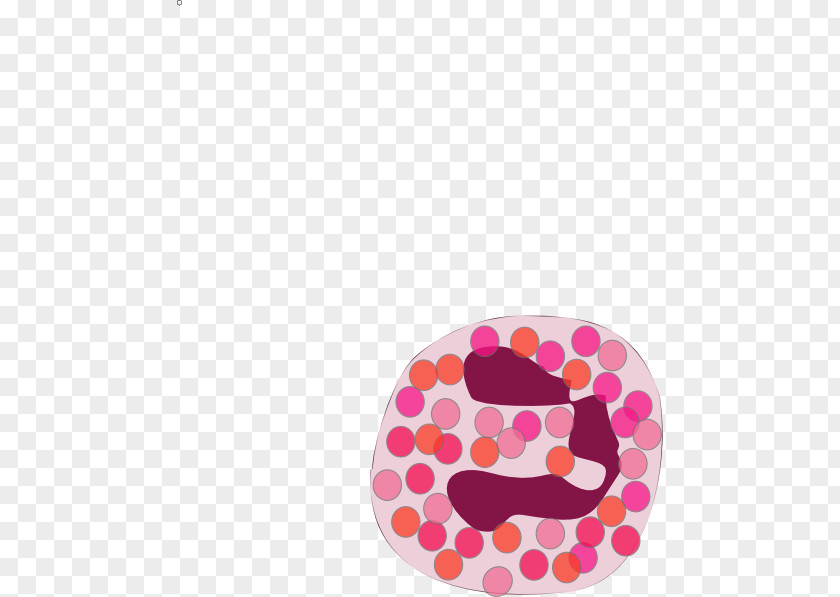Blood Cells Clipart Polka Dot Circle Pink M Font PNG