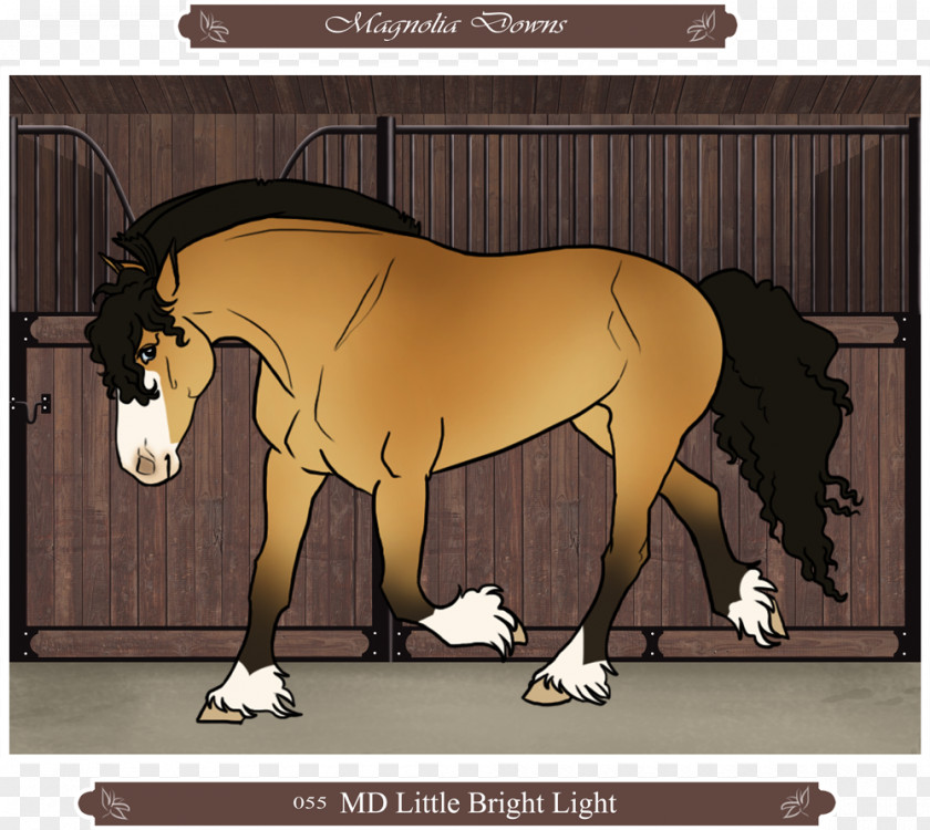 Bright Light Stallion Mustang Mare Halter Pack Animal PNG
