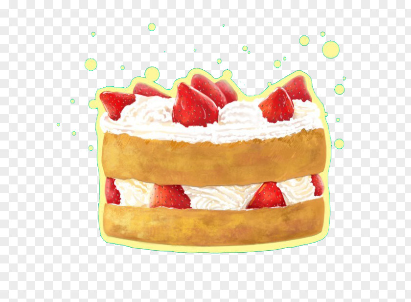 Cake Torte Fruitcake Cream Birthday PNG