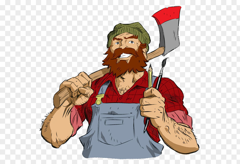 Grapple Lumberjack Drawing Illustration Image Cartoon PNG