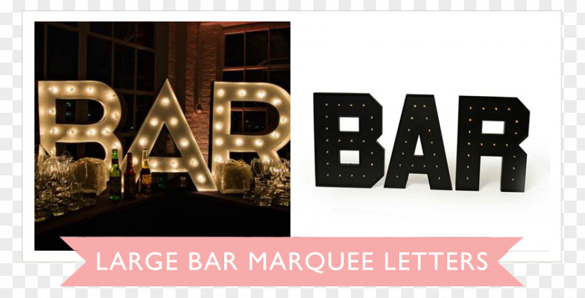 Marquee Letters Brand Logo Font PNG