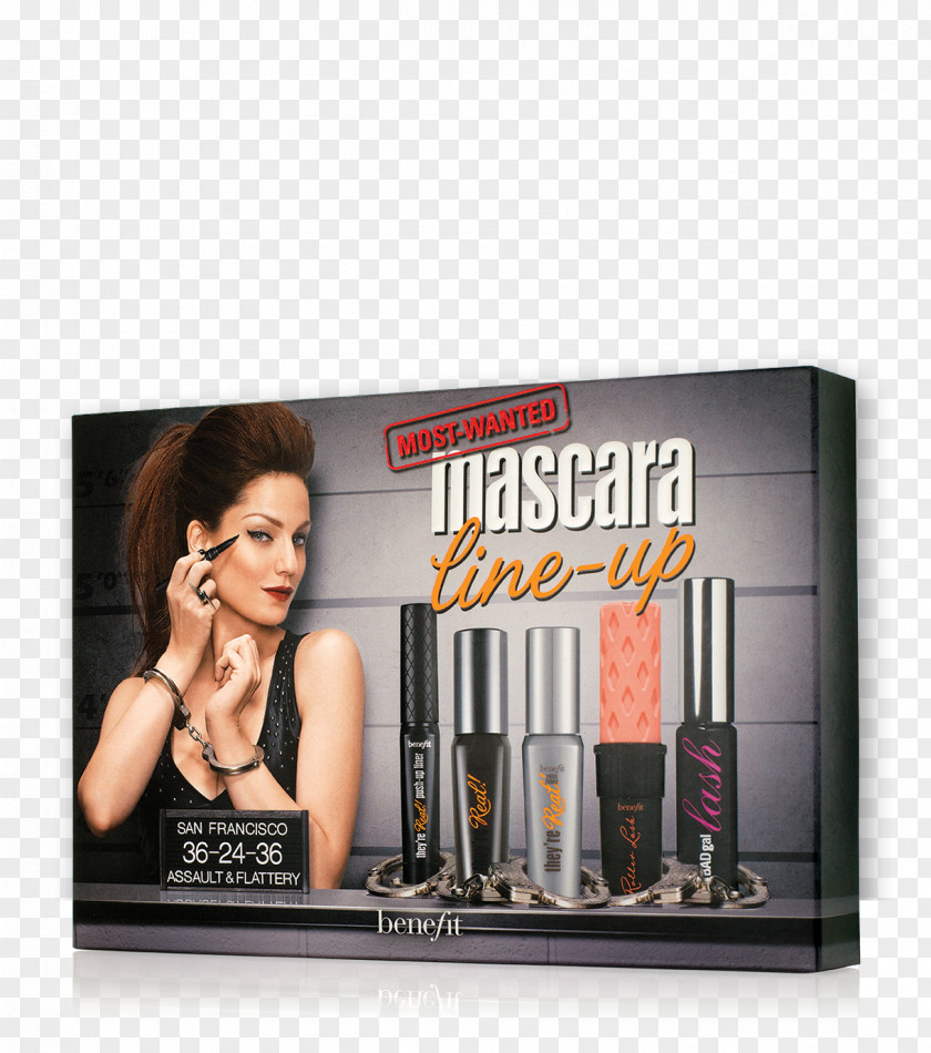 Most Wanted Benefit They're Real! Lengthening Mascara Eye Liner Cosmetics PNG