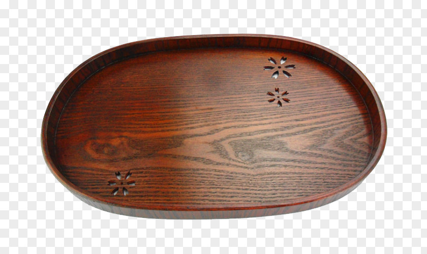 Oval Cherry Tray Wood Platter PNG