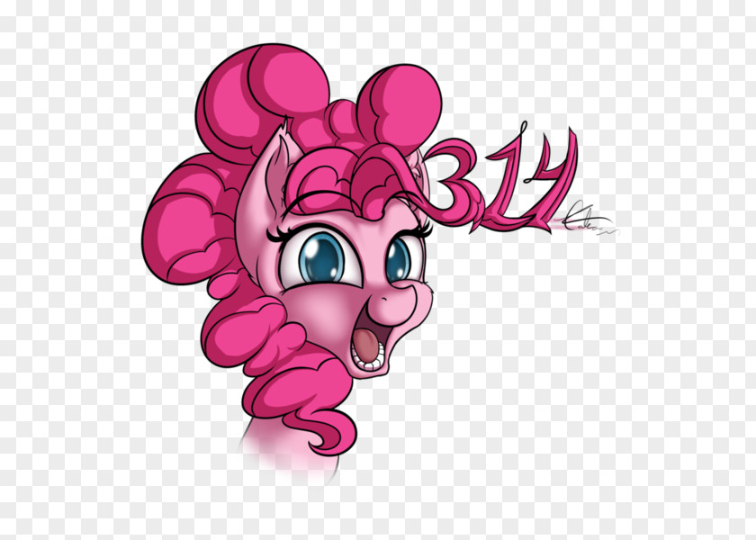 Pi Pinkie Pie Day Art Number PNG