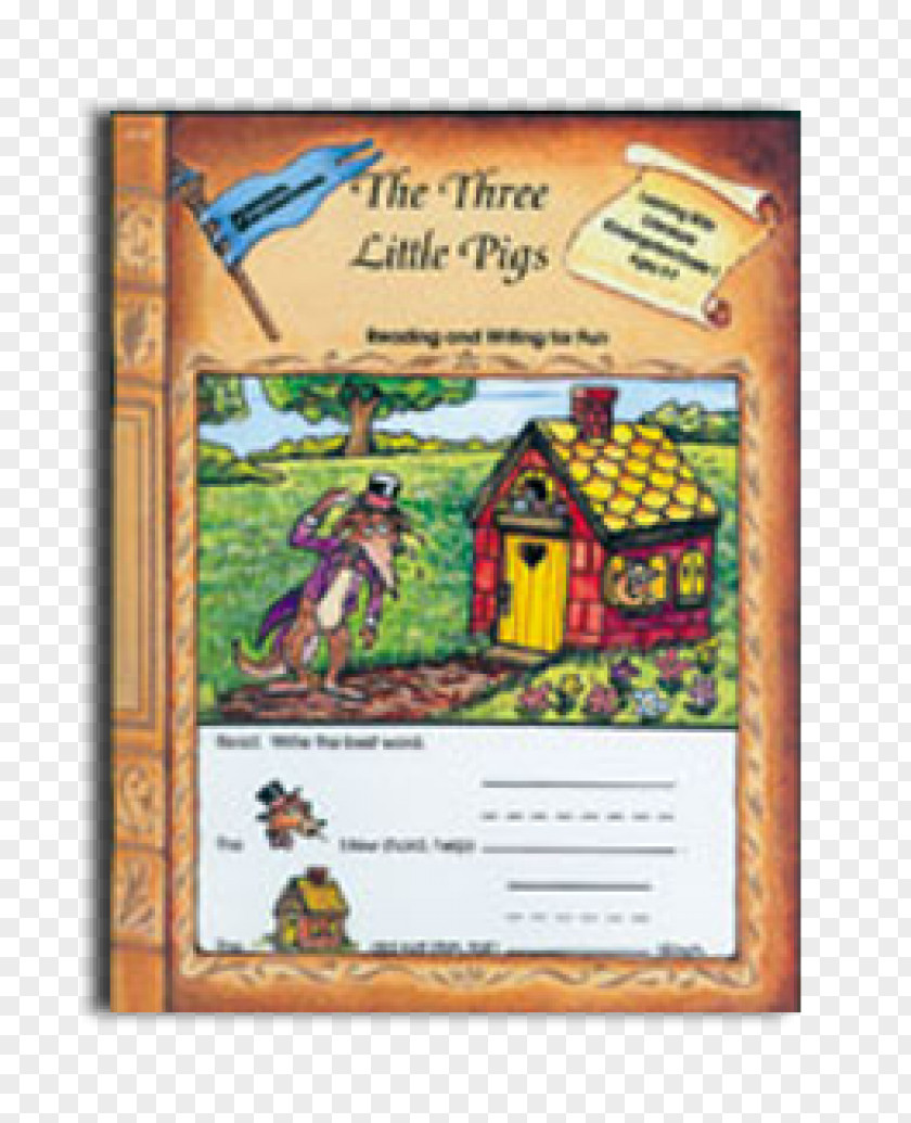 Straw House 3 Little Pigs Literature Reading Writing The Red Hen Three PNG