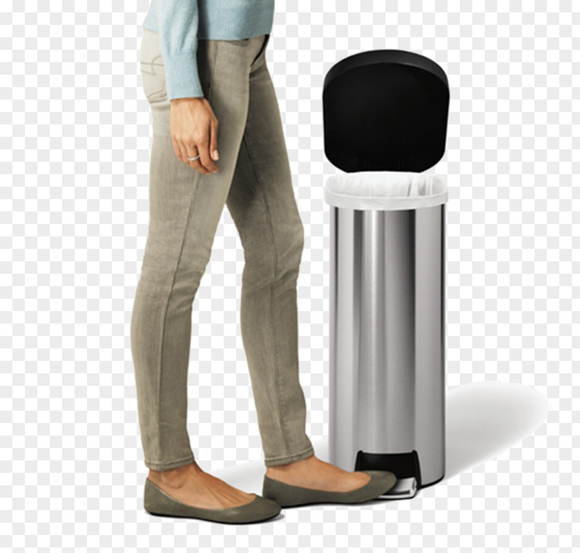 Tavuk Döner Rubbish Bins & Waste Paper Baskets Semi-round Sensor Can Simplehuman Stainless Steel PNG