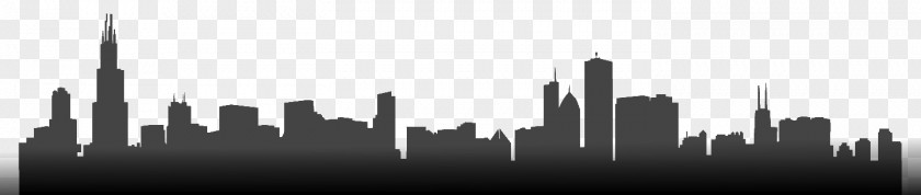 City Skyline Clipart Chicago Lecture Center Building A Graphic Design Wall Decal PNG