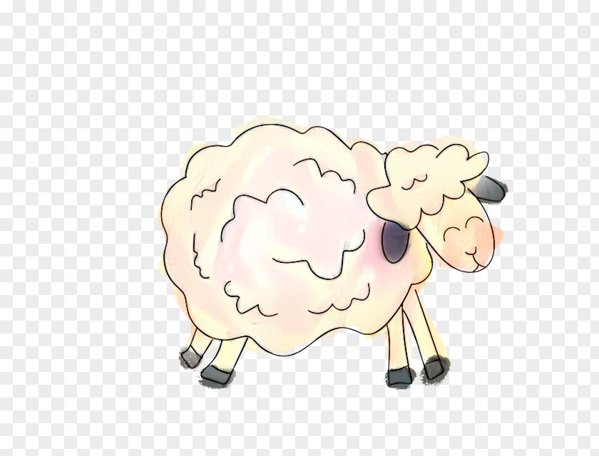 Sheep Cattle Clip Art Character Fiction PNG