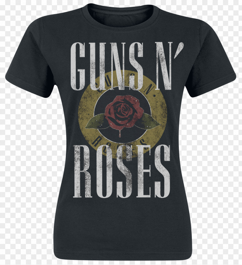 T-shirt Guns N' Roses/Metallica Stadium Tour Clothing Sleeve PNG