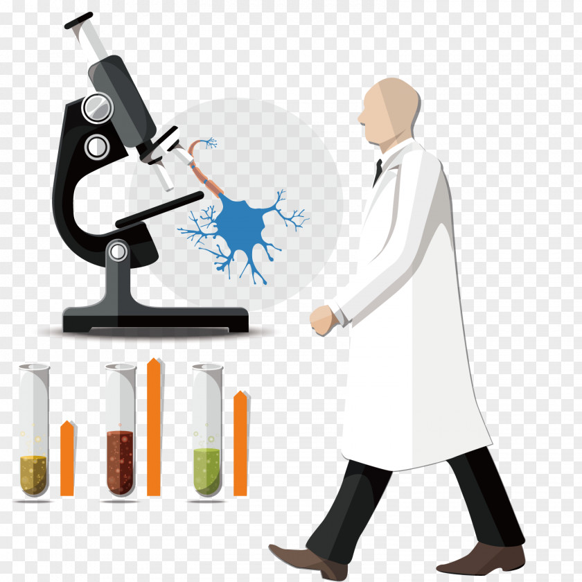 Medical Technology Microscope Researcher Computer File PNG