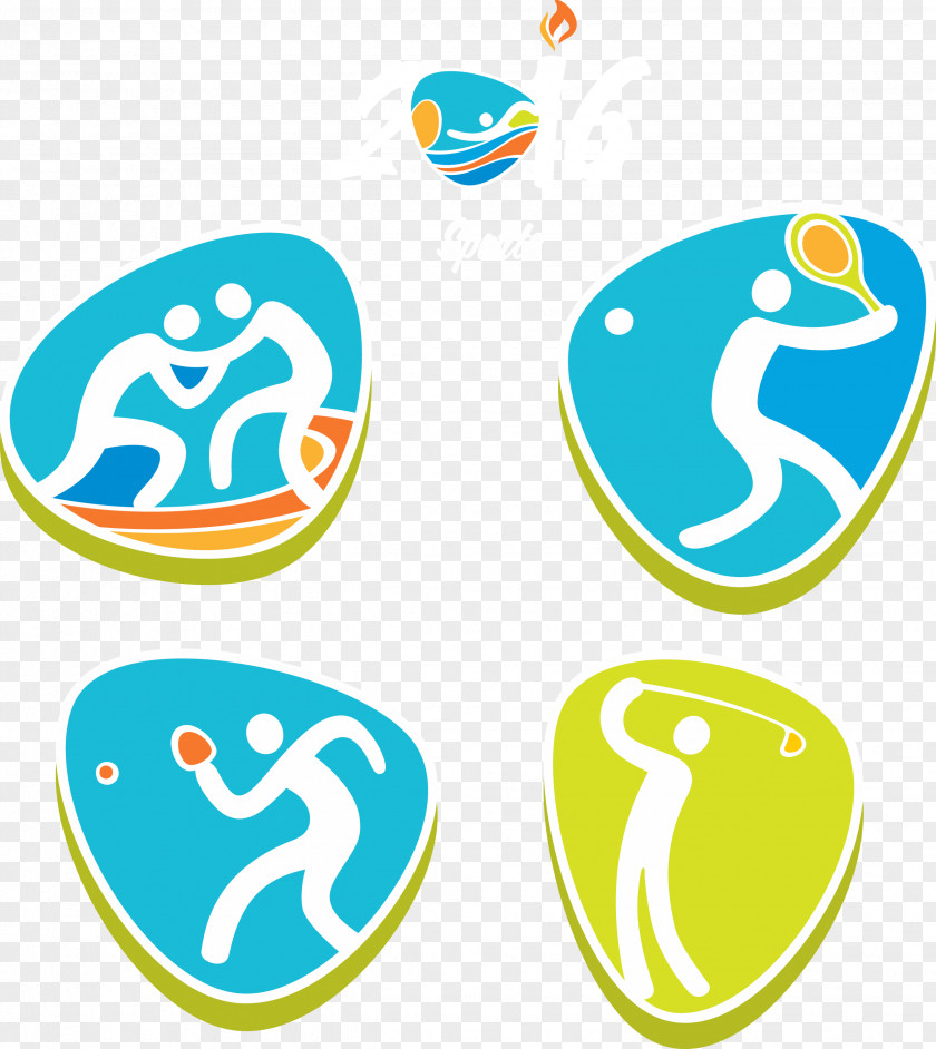 Rio 2016 Olympic Games Sports Icon Euclidean Vector Silhouette PNG