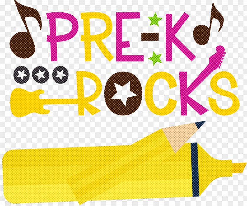 PRE K Rocks Pre Kindergarten PNG