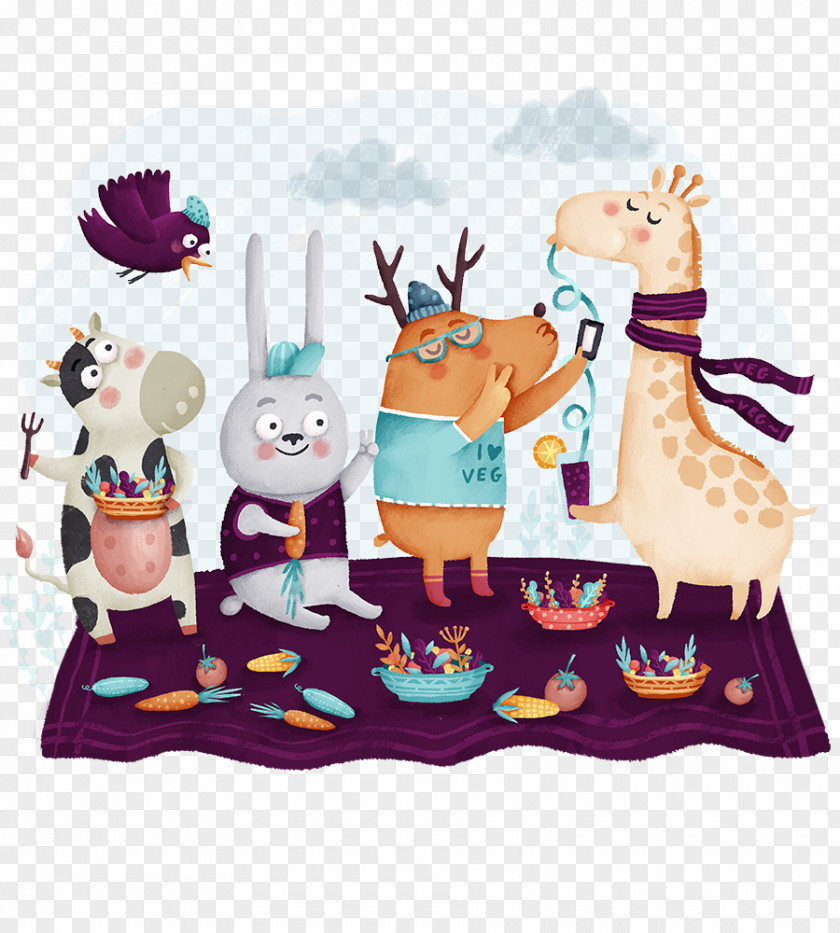 Chef Bakery Reindeer Cartoon PNG