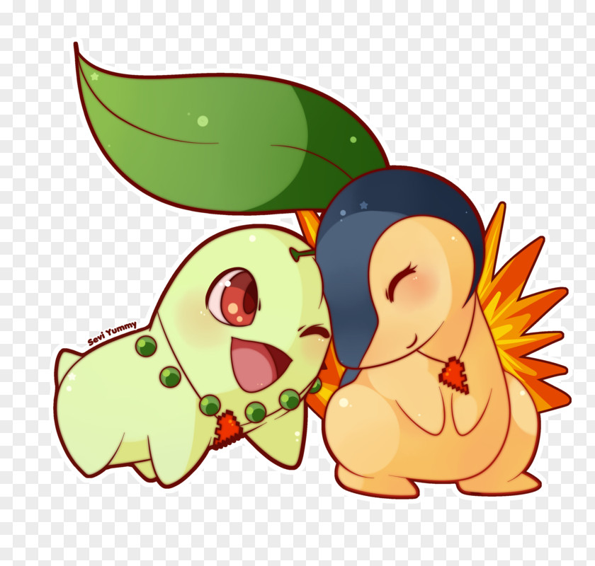 Pikachu Cyndaquil Quilava Pokémon Chikorita PNG