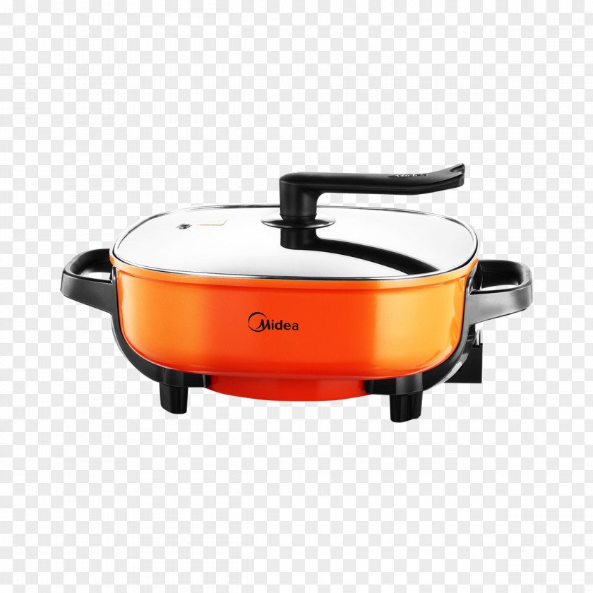 US Household Multifunction Electric Frying Pan Baking Midea Induction Cooking Kettle Stock Pot Electricity PNG